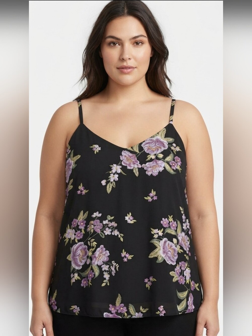 Torrid Sophie Black Floral Cami